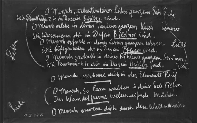 Blackboard (left side)